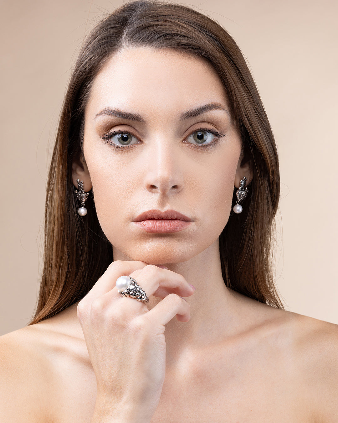 Ring Perla Pala Di Fico Nude