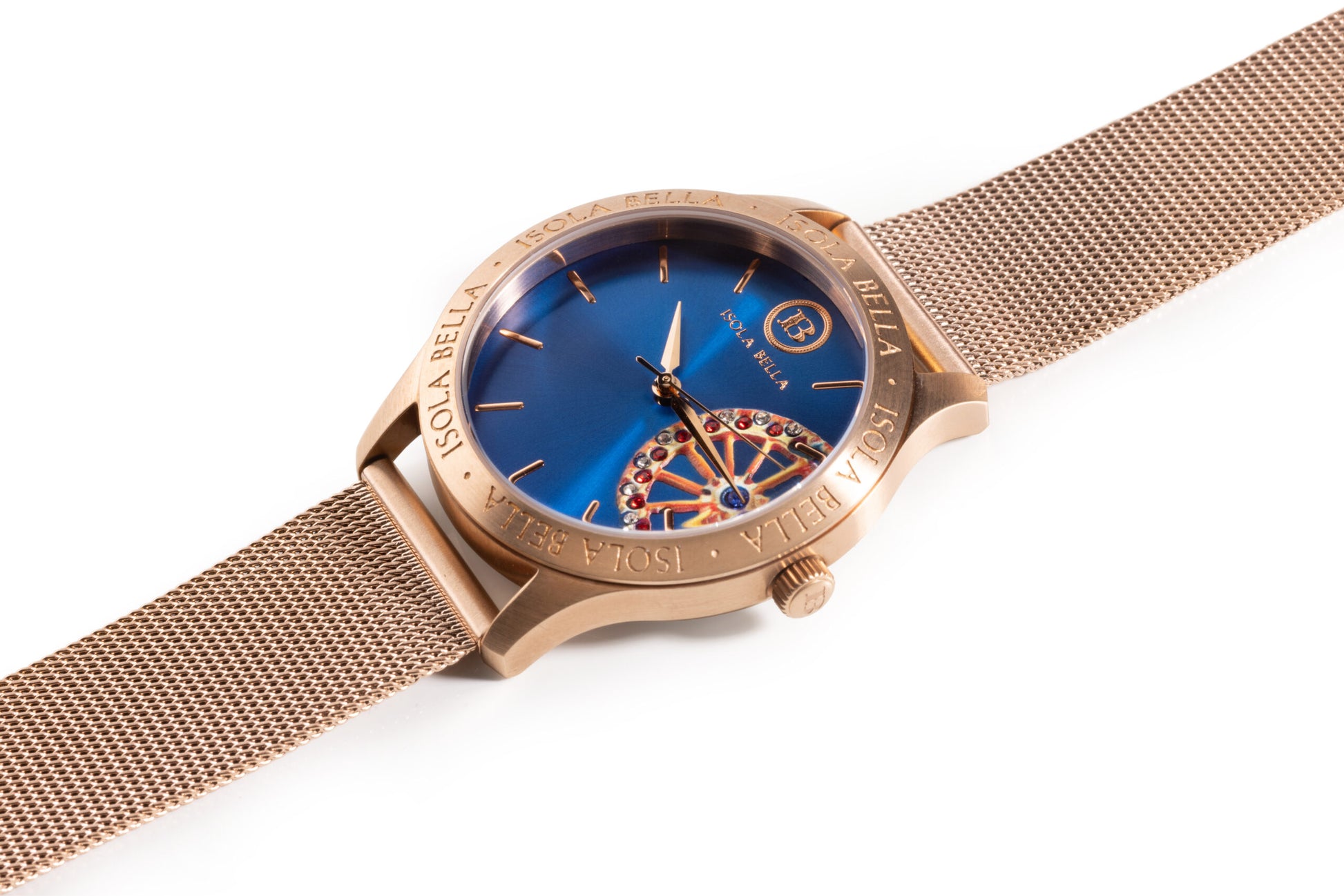 Orologio Ruota blu