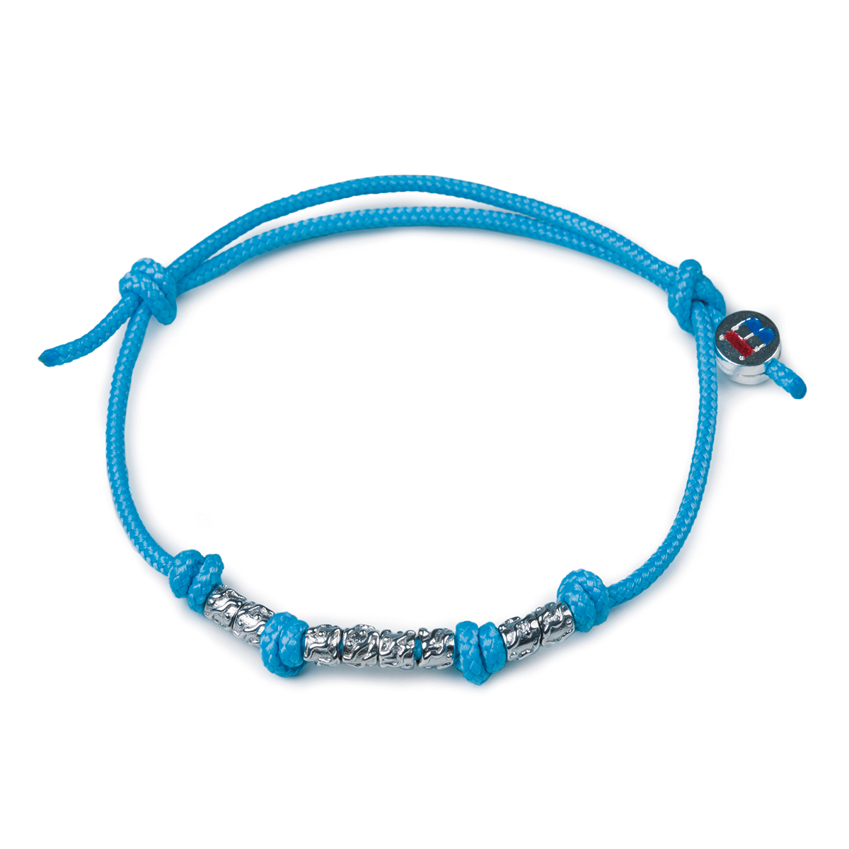 Kordelarmband mit Nugget-Perlen in verschiedenen Farben