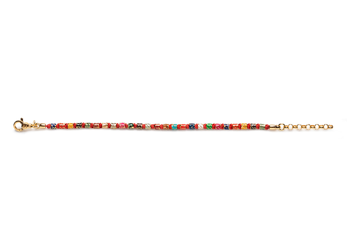 Bracciale Sogno Rosso e Dorato