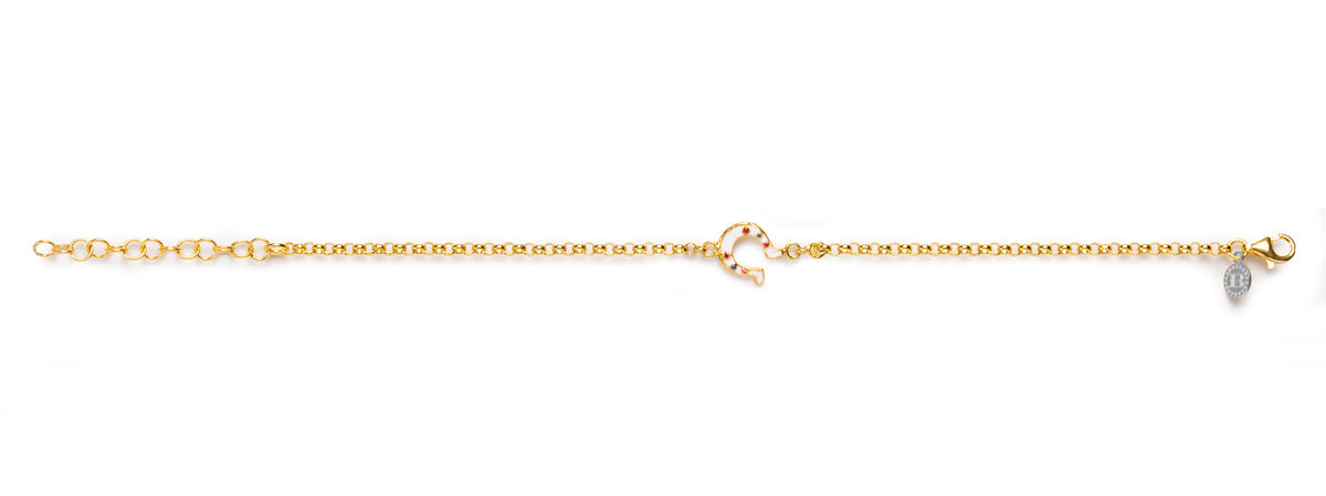 Armband Rolo Hufeisen