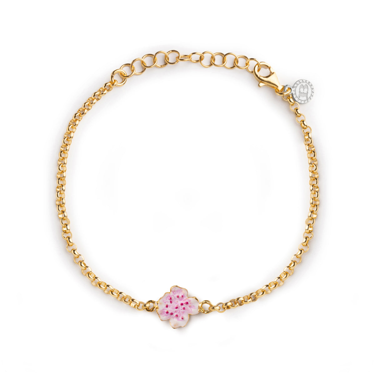 Bracciale Rolò Fiore di Pesco