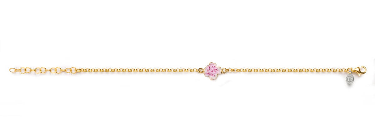 Bracciale Rolò Fiore di Pesco