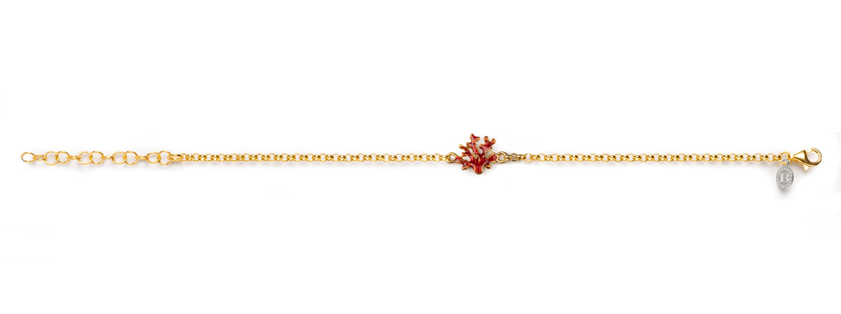 Bracciale Rolò Corallo