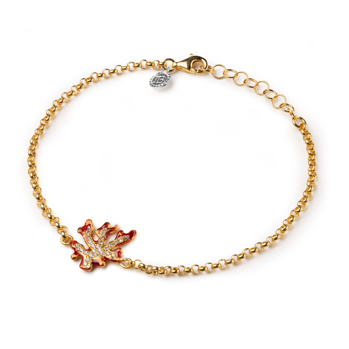 Rollo Armband Koralle Lapilli
