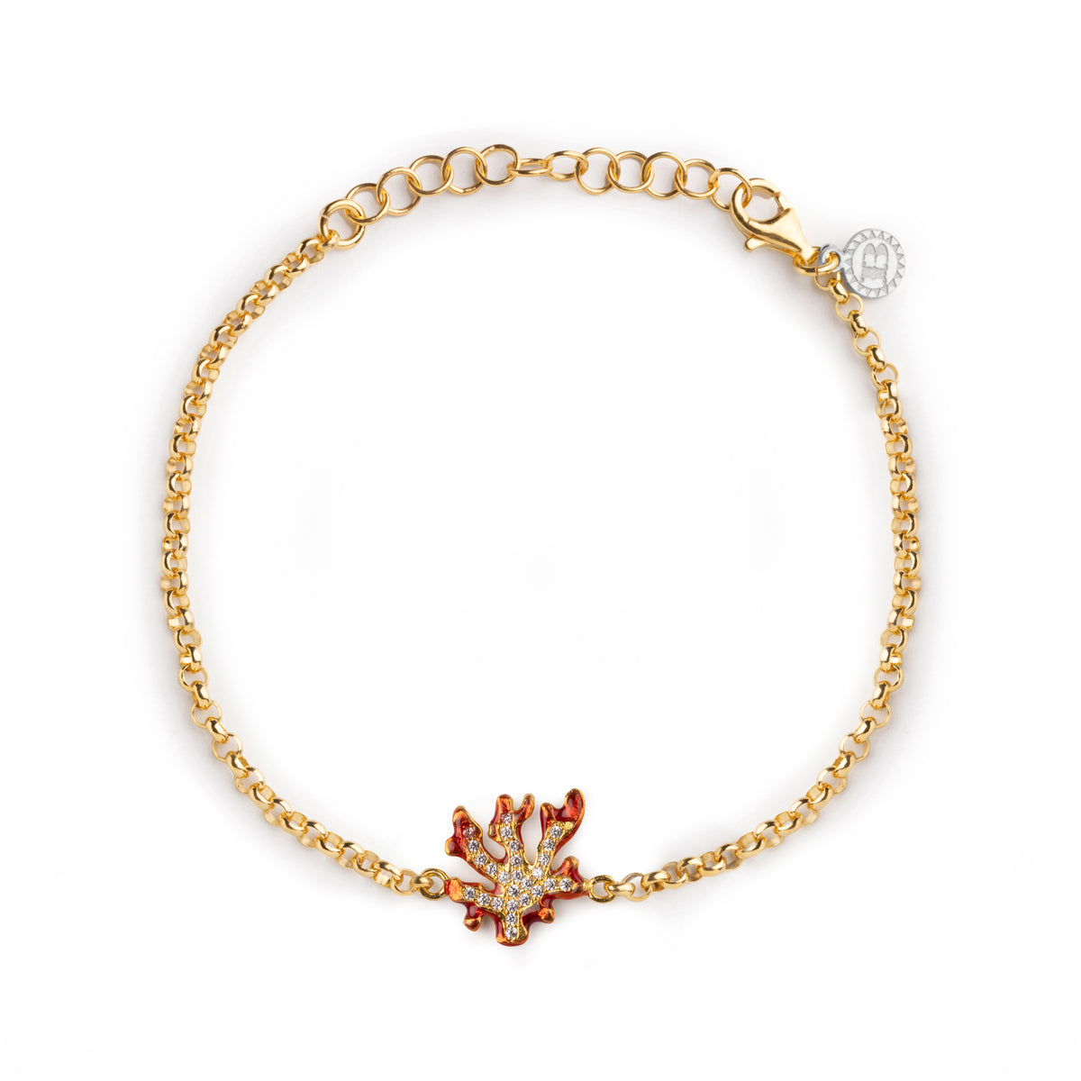 Rollo Armband Koralle Lapilli