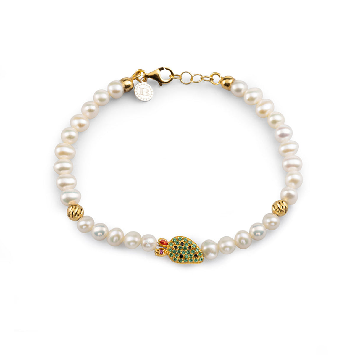Bracciale Perle Pala Di Fico Lapilli