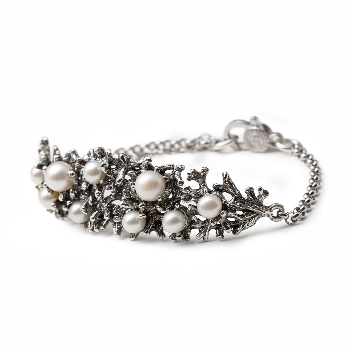 Armband „Äste“ aus Nude-Perlen