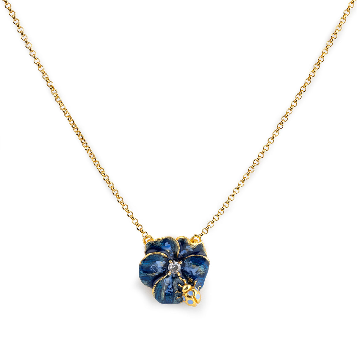 Collana Violetta e Coccinella