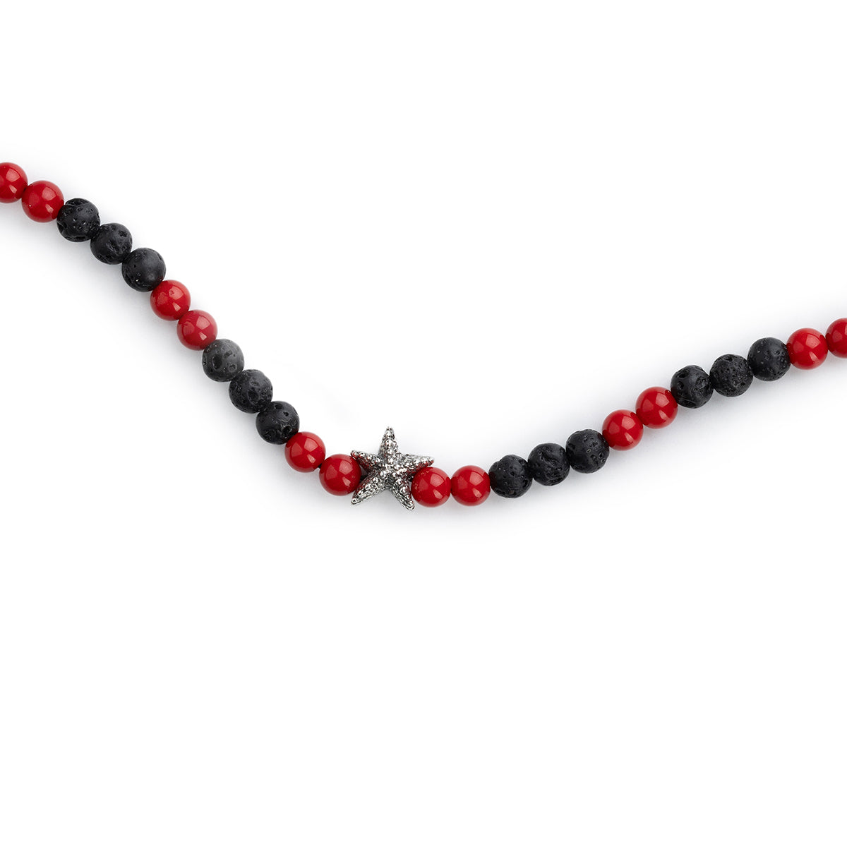 Lava Star Coral Bracelet