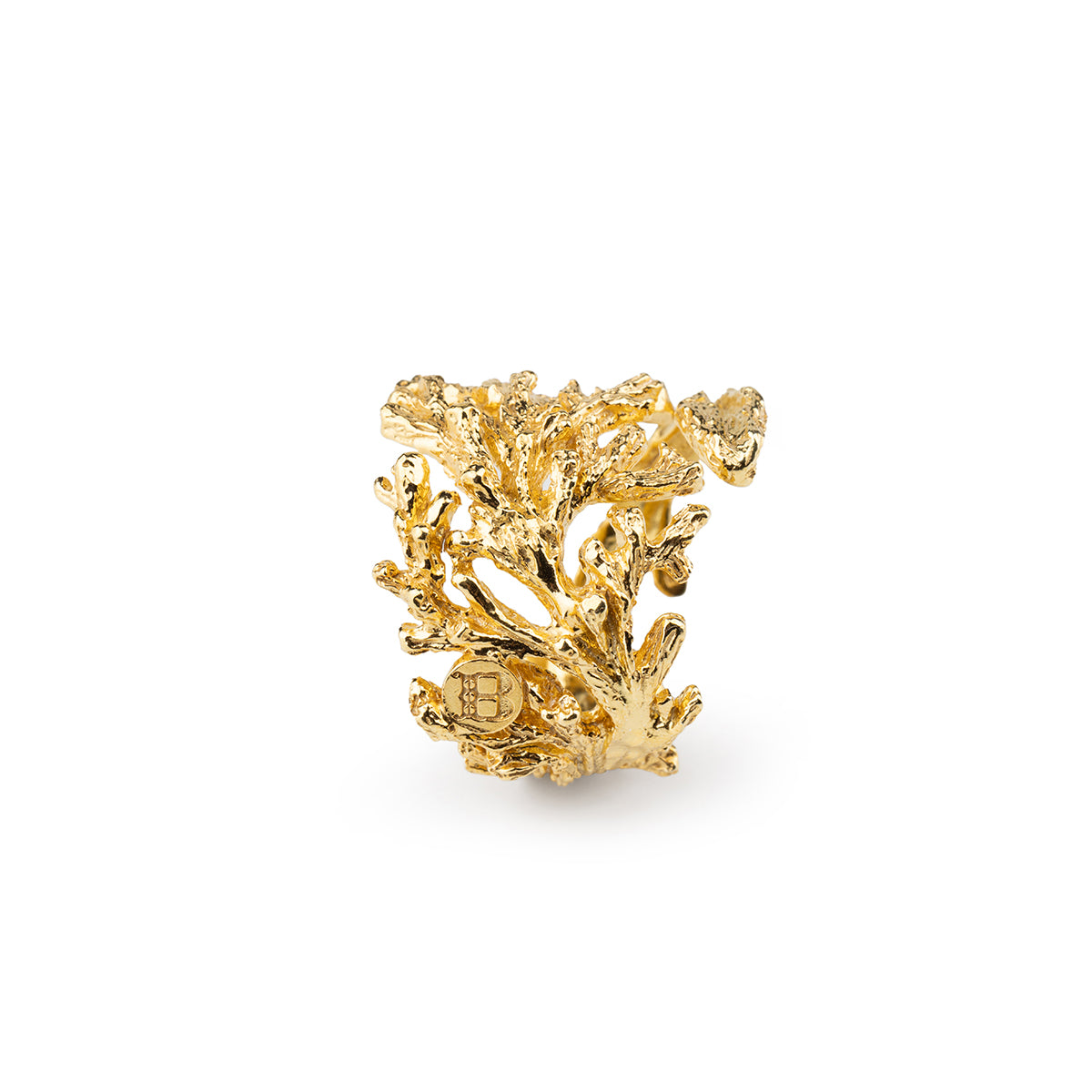 Anello Corallo Gold