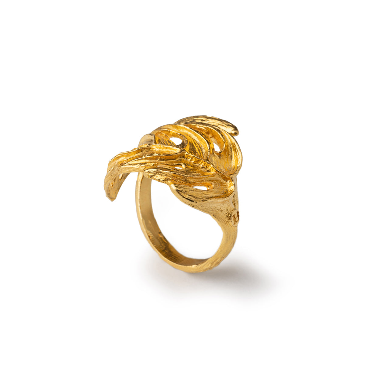 Anello Monstera Gold
