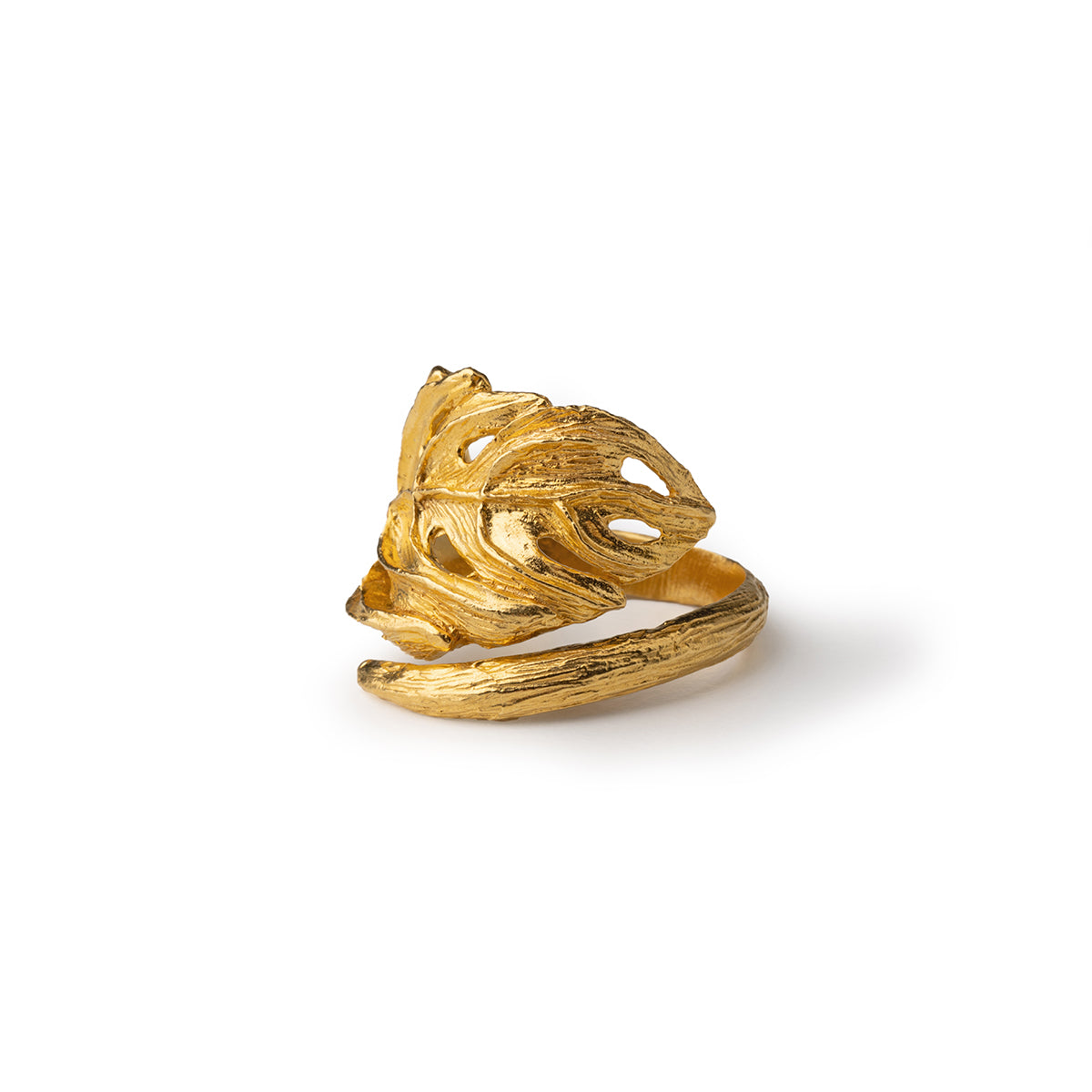 Monstera-Ring Gold