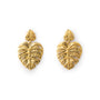 Orecchini Monstera Gold