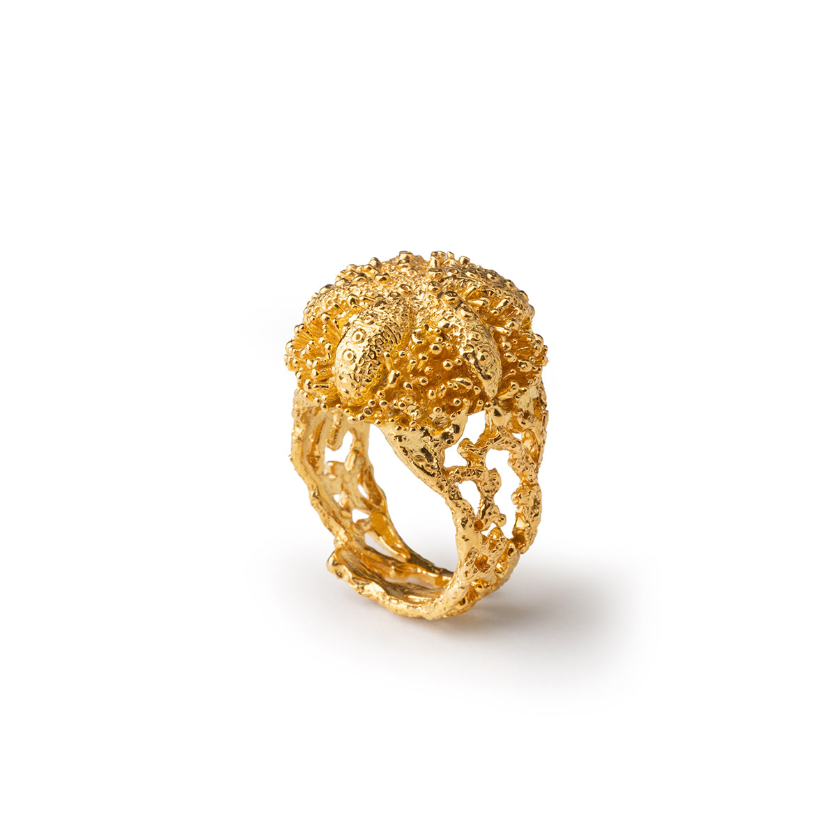 Anello Riccio Aculei Gold