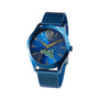 Uhr mini Sizilien Blau