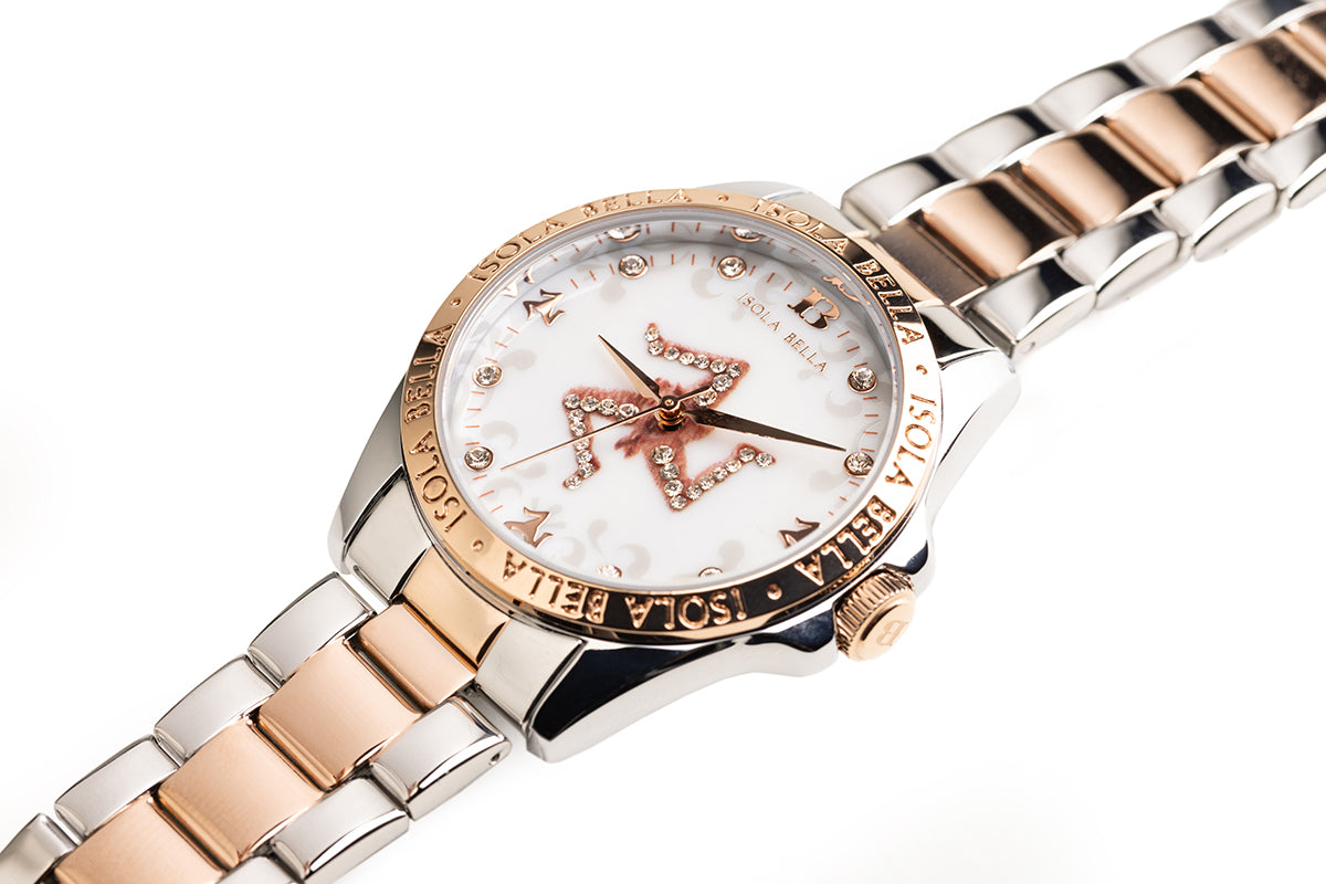 Trinacria Roségold Uhr