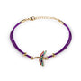 Armband Kordel Libelle