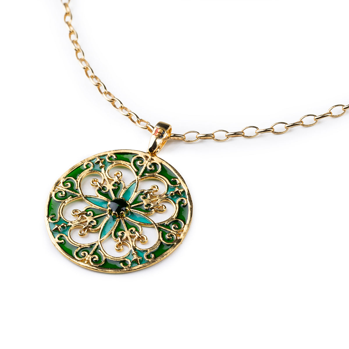 Pendente Rosone Verde