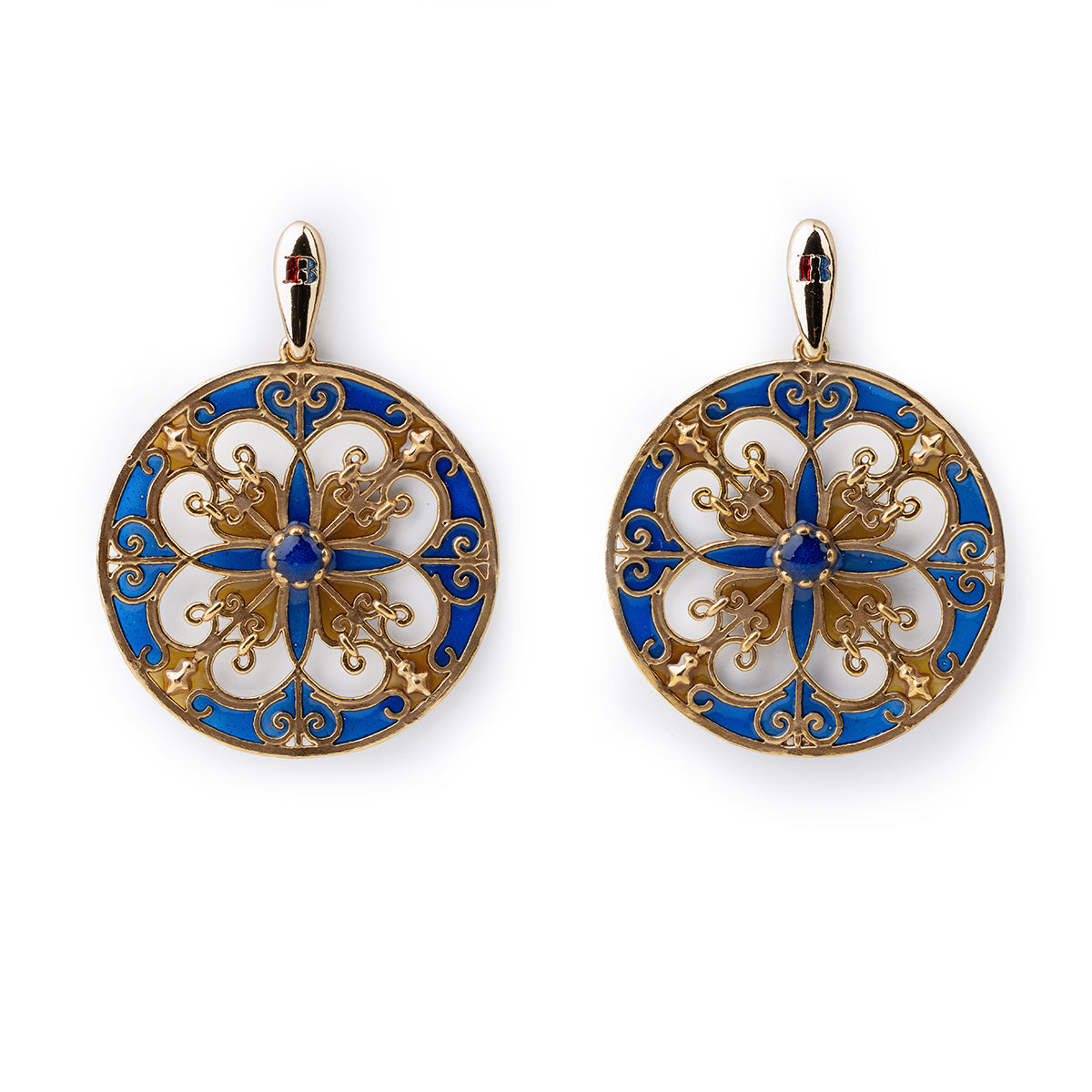 Blue Rosone Earrings