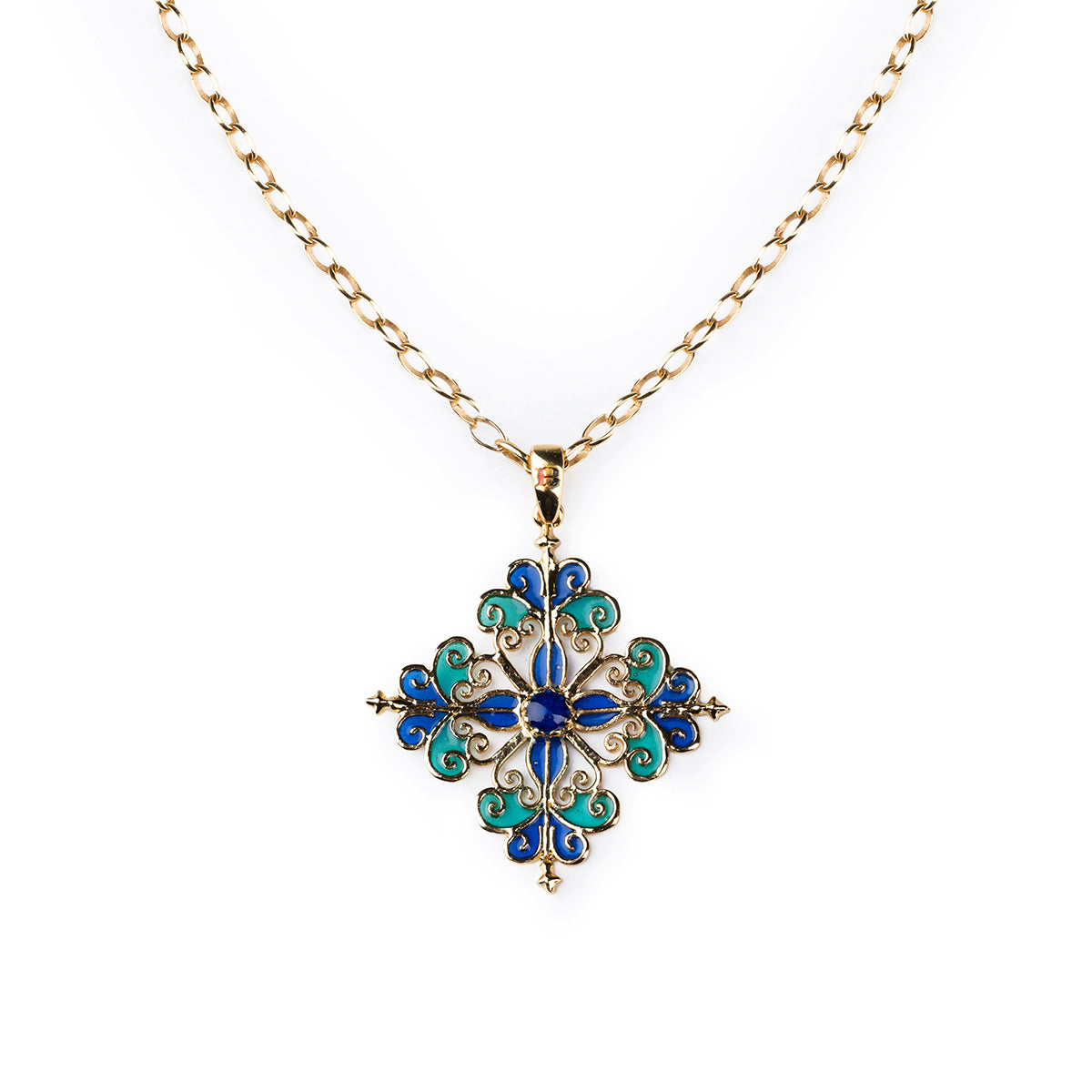 Pendente Barocco Blu