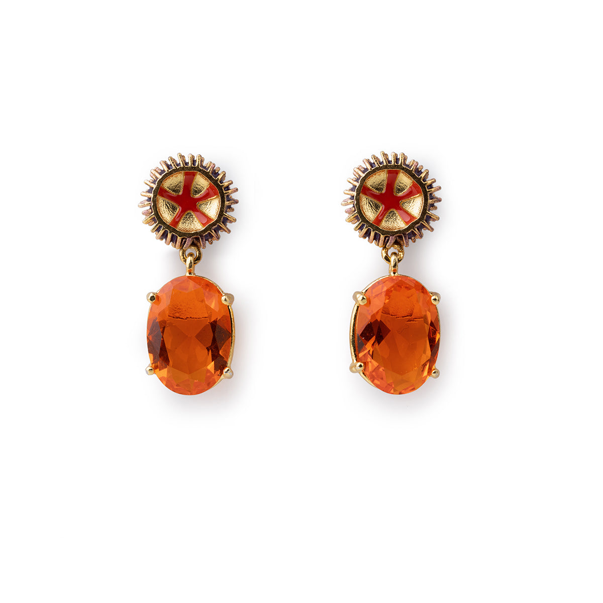 Sea Urchin Gem Earrings