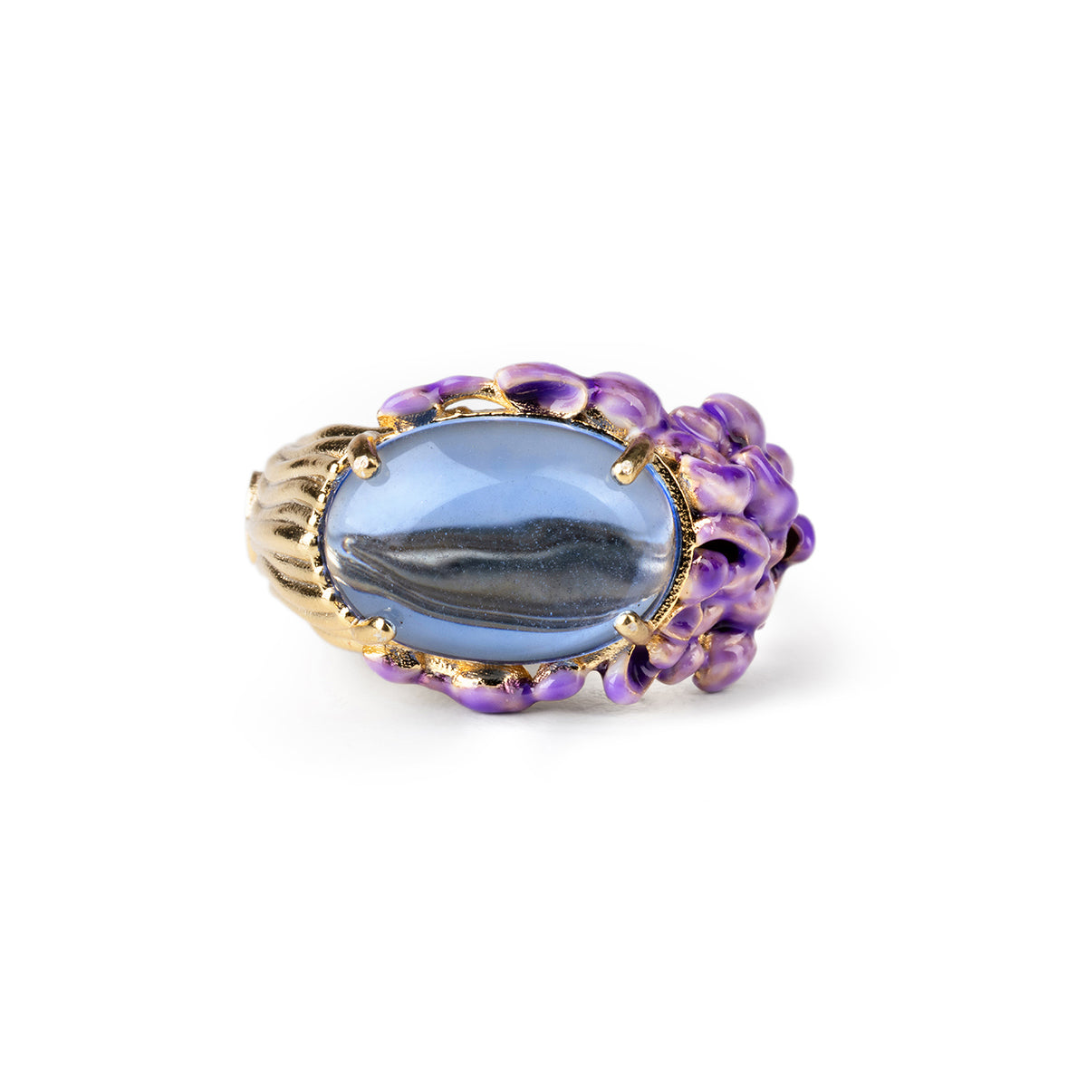 Anello Glicine Gemma
