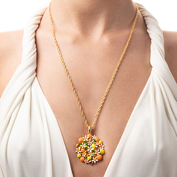 Zagara Flower Pendant