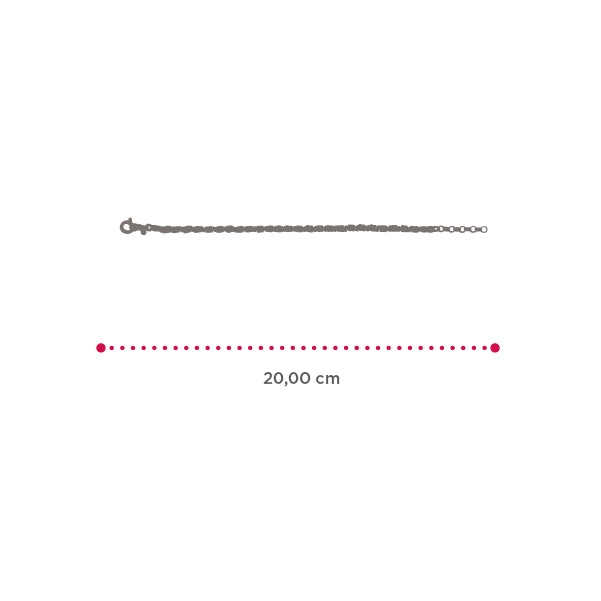 Bracciale Dorato Rosso