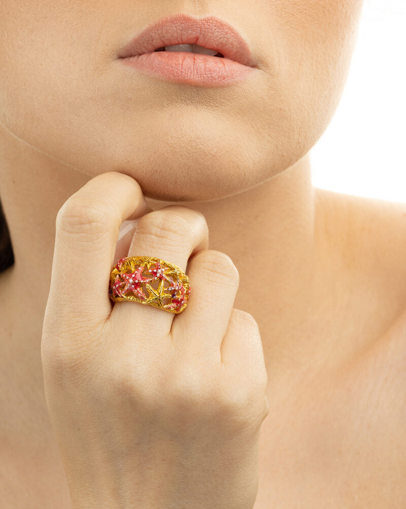 Anello Stelle Marine
