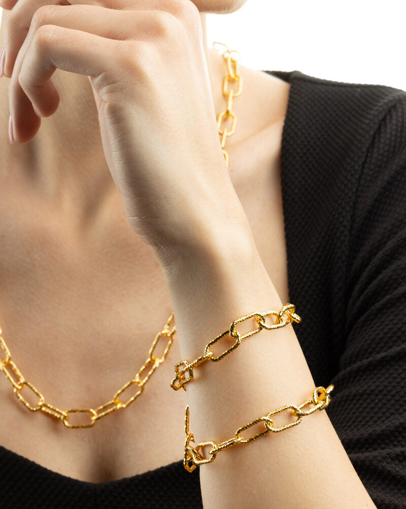 Base Bracciale Diamantato Dorato