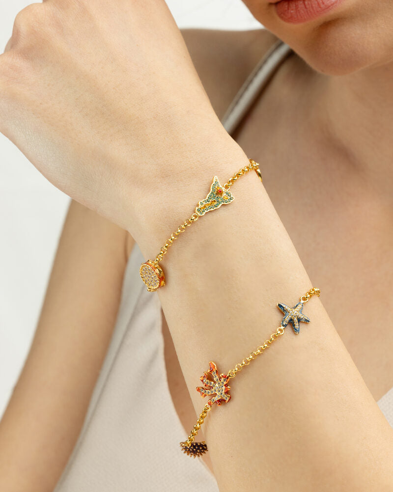 Bracciale Rolò 4 simboli Mare Lapilli