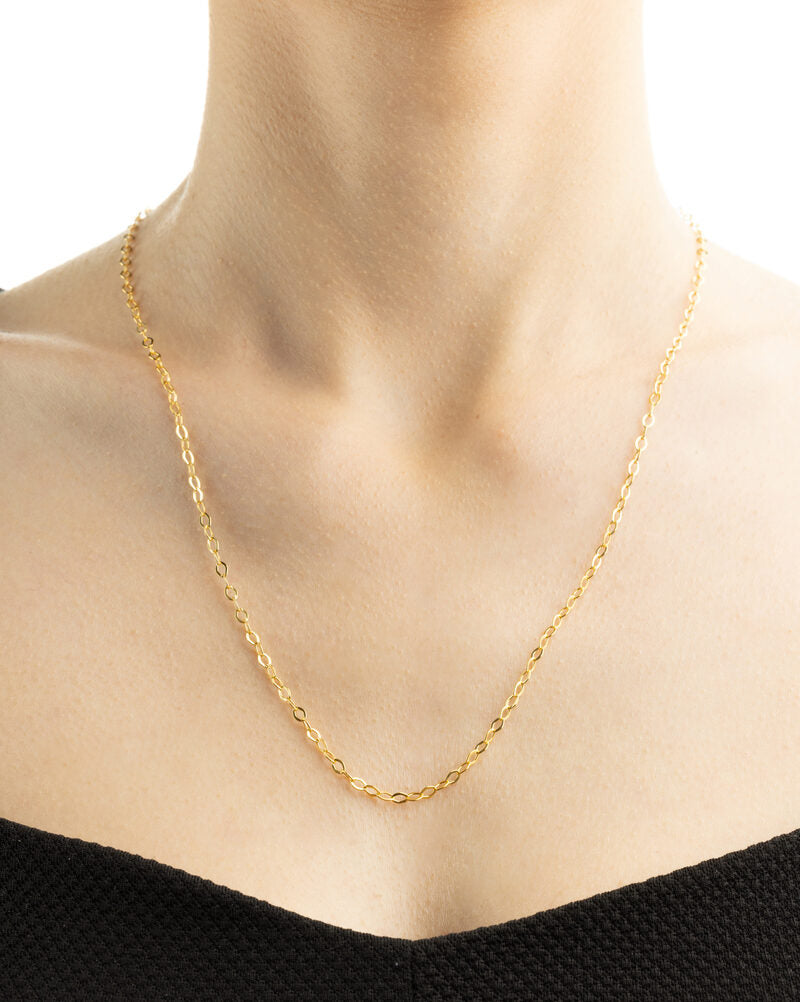 Collana Ovalina Dorata