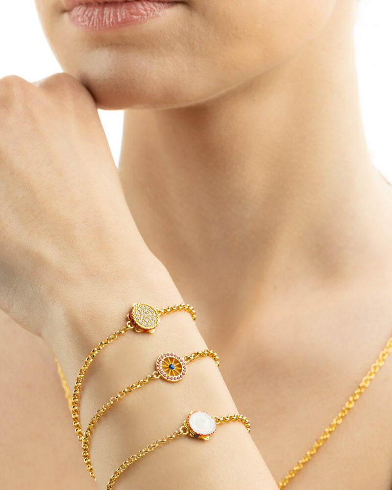 Bracciale Rolò Ruota Lapilli
