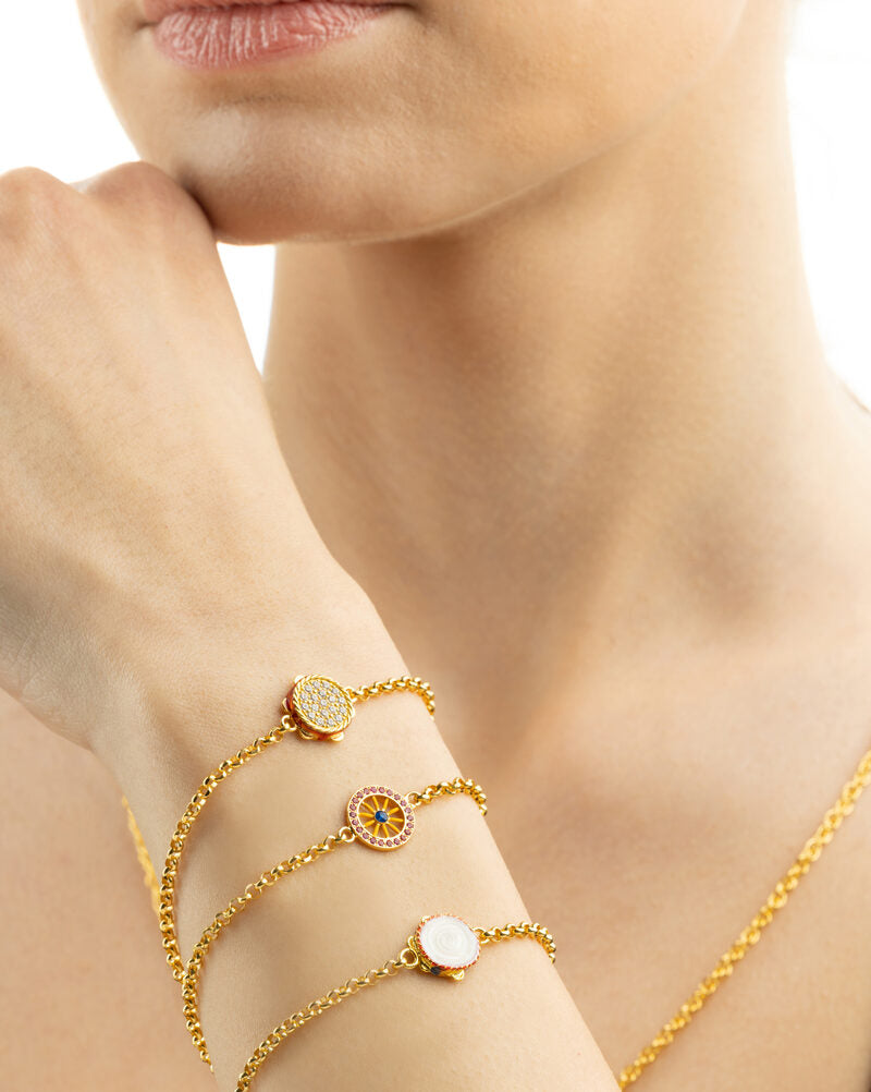 Bracciale Rolò Ruota Lapilli