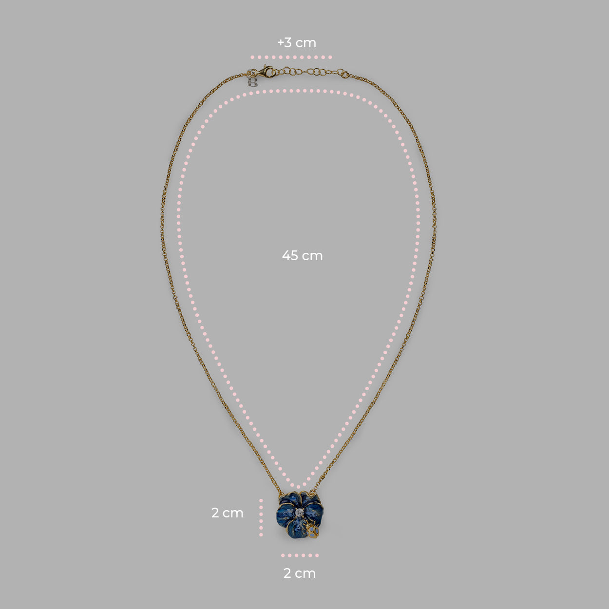Collana Violetta e Coccinella