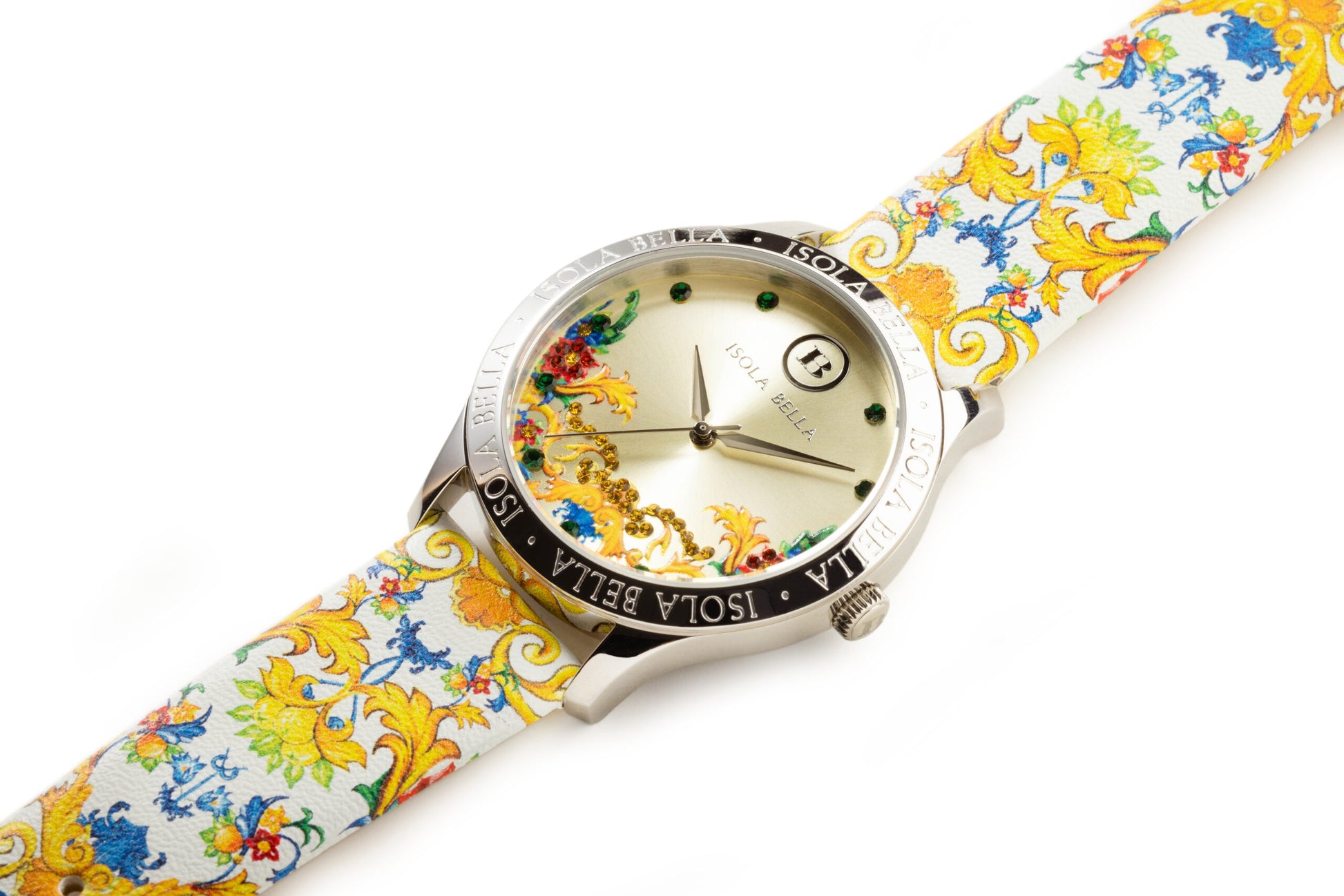 Dettaglio quadrante orologio greche di Isola bella gioielli