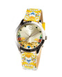 Orologio Greche - Isola Bella Gioielli, ornato da decorazioni siciliane.