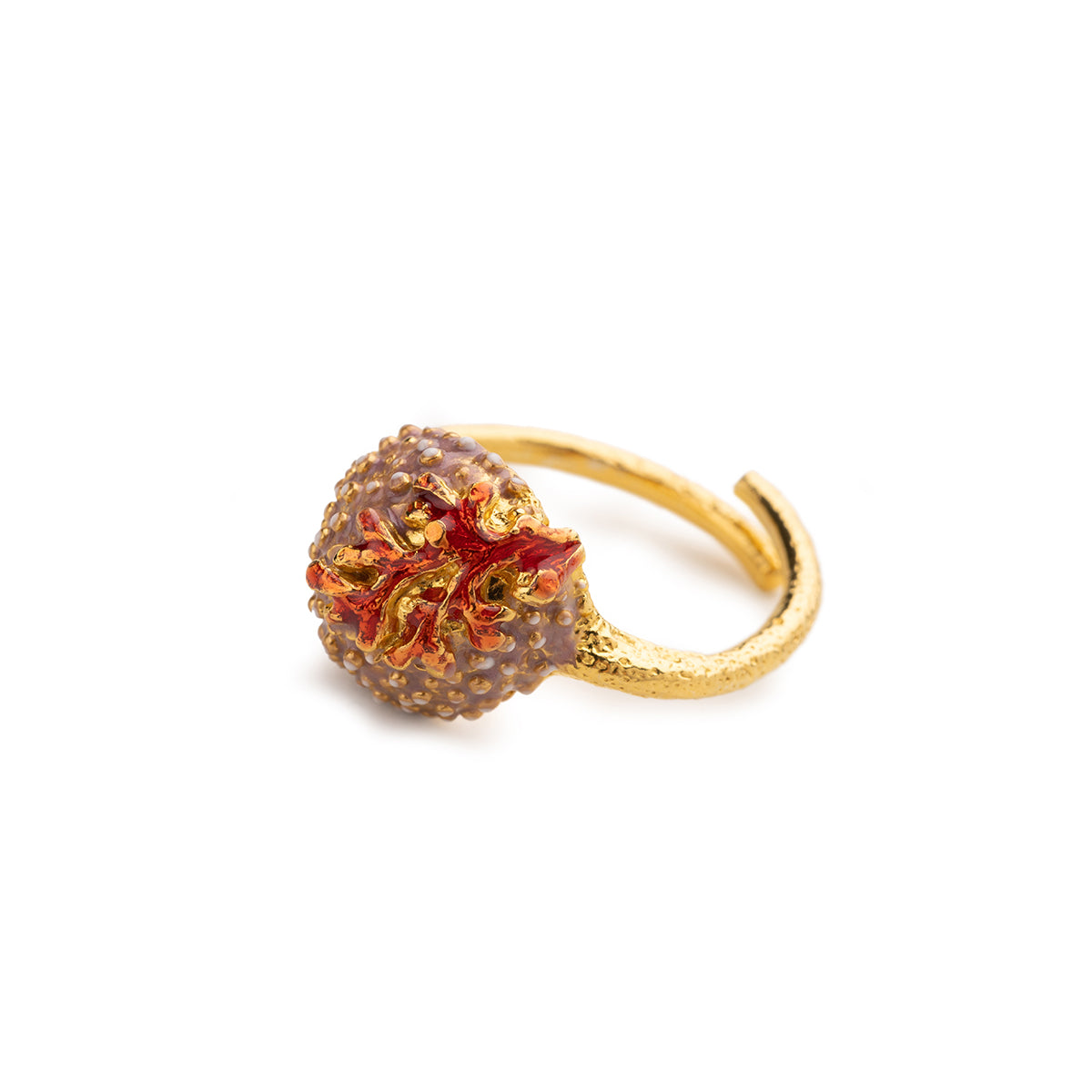 Anello Riccio Carosello/Corallo