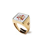 Anello Trinacria Quadrato