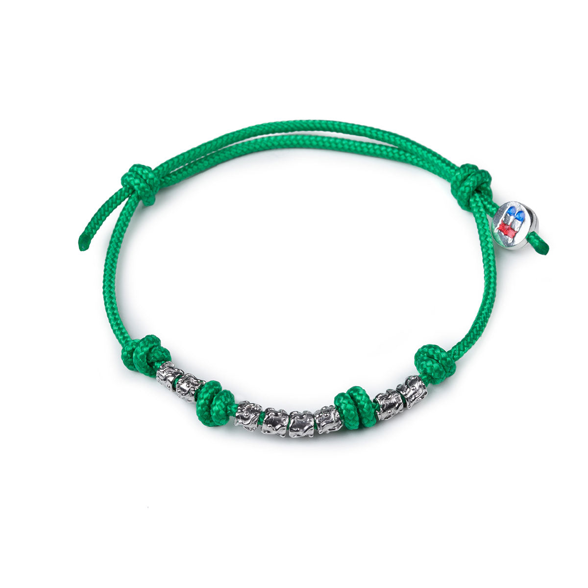 Kordelarmband mit Nugget-Perlen in verschiedenen Farben