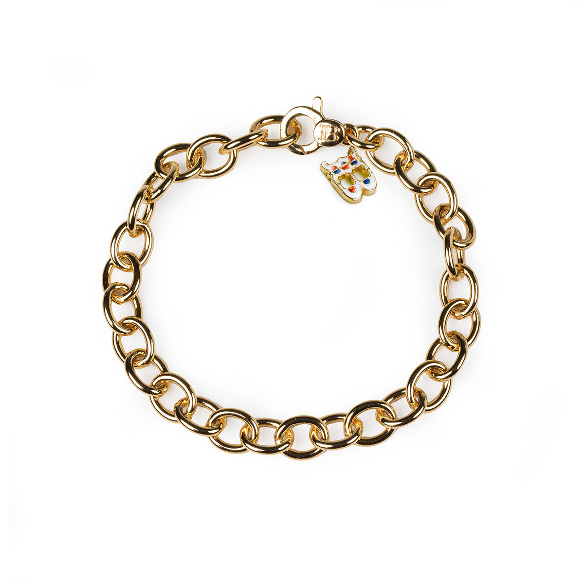 Base Bracciale Dorato con Logo