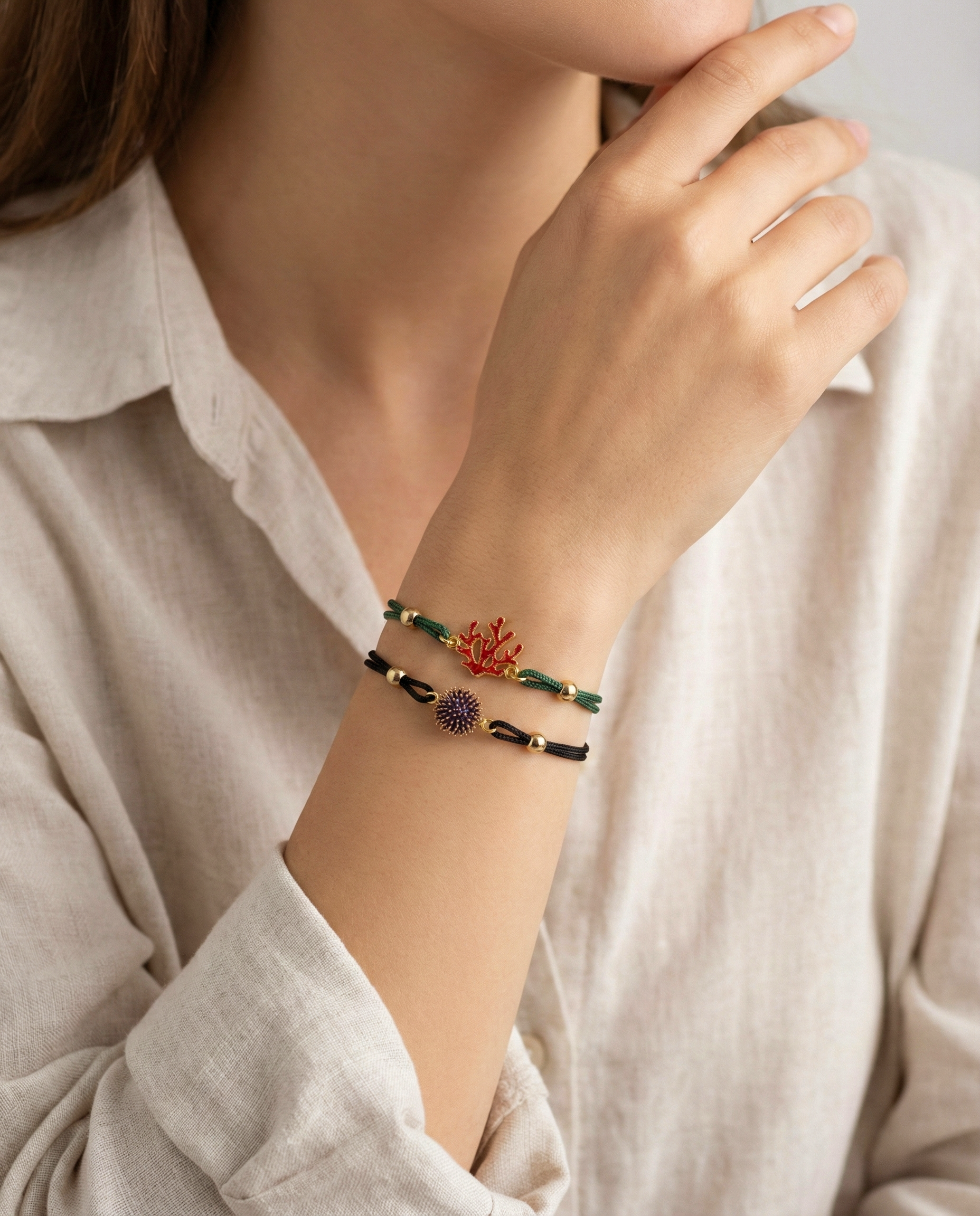 Bracciale Cordino Riccio Aculei