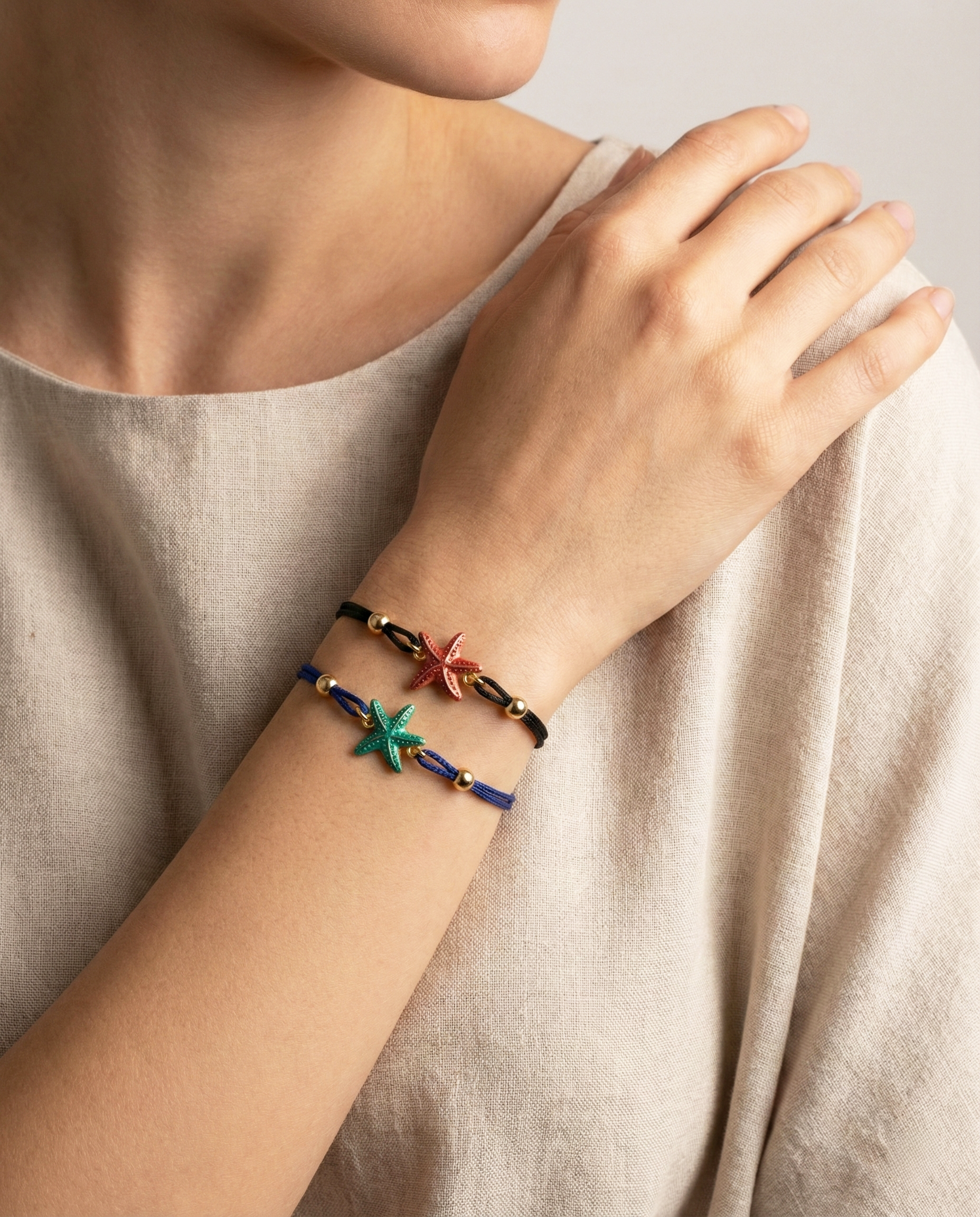 Armband Seestern Rot