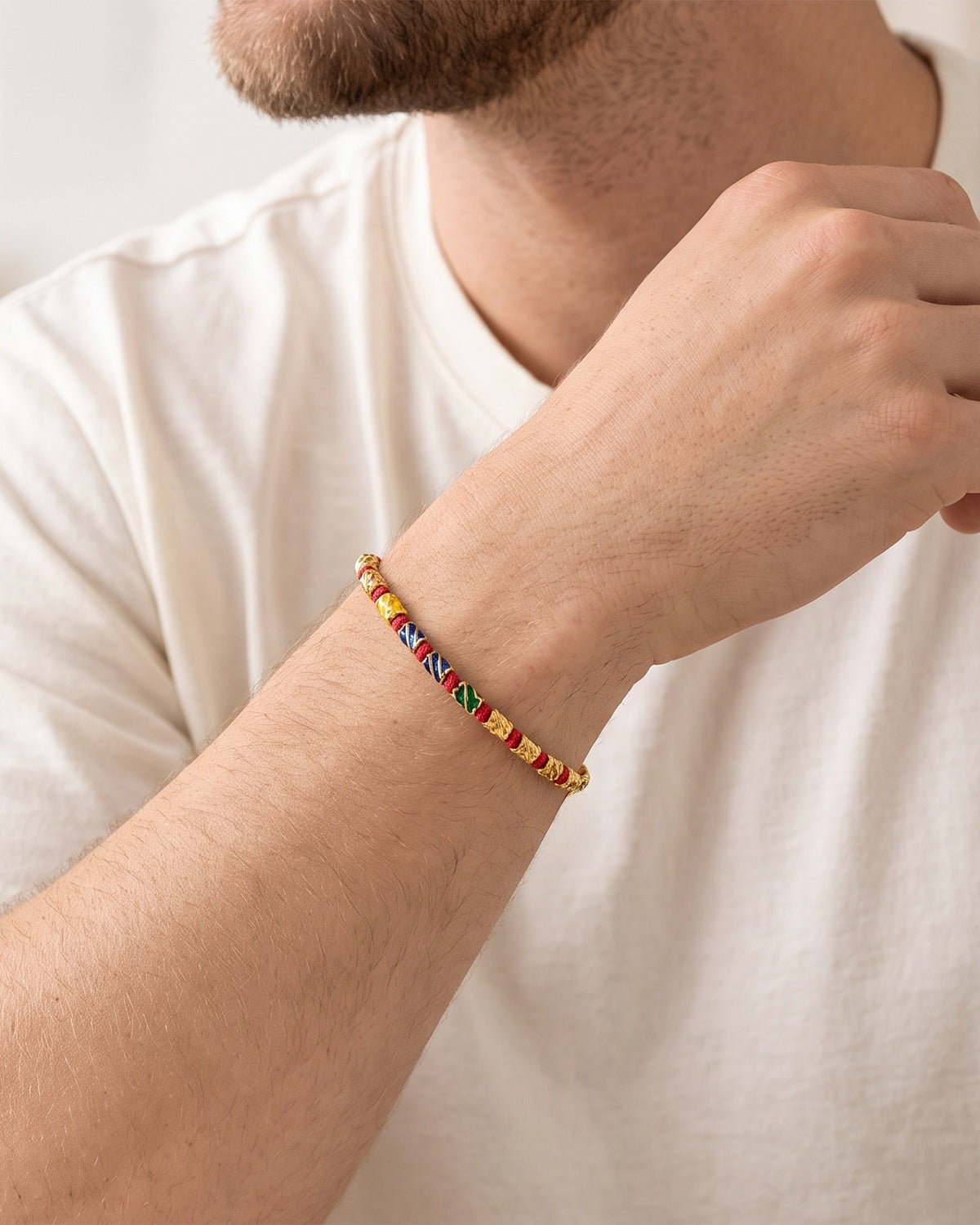 Bracciale Sogno Rosso e Dorato