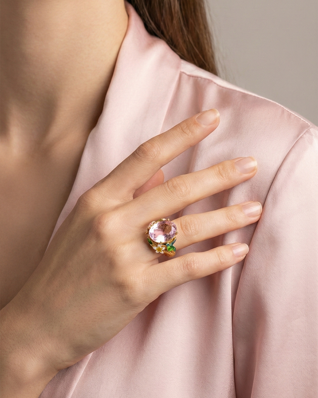 Anello Colibrì Gemma
