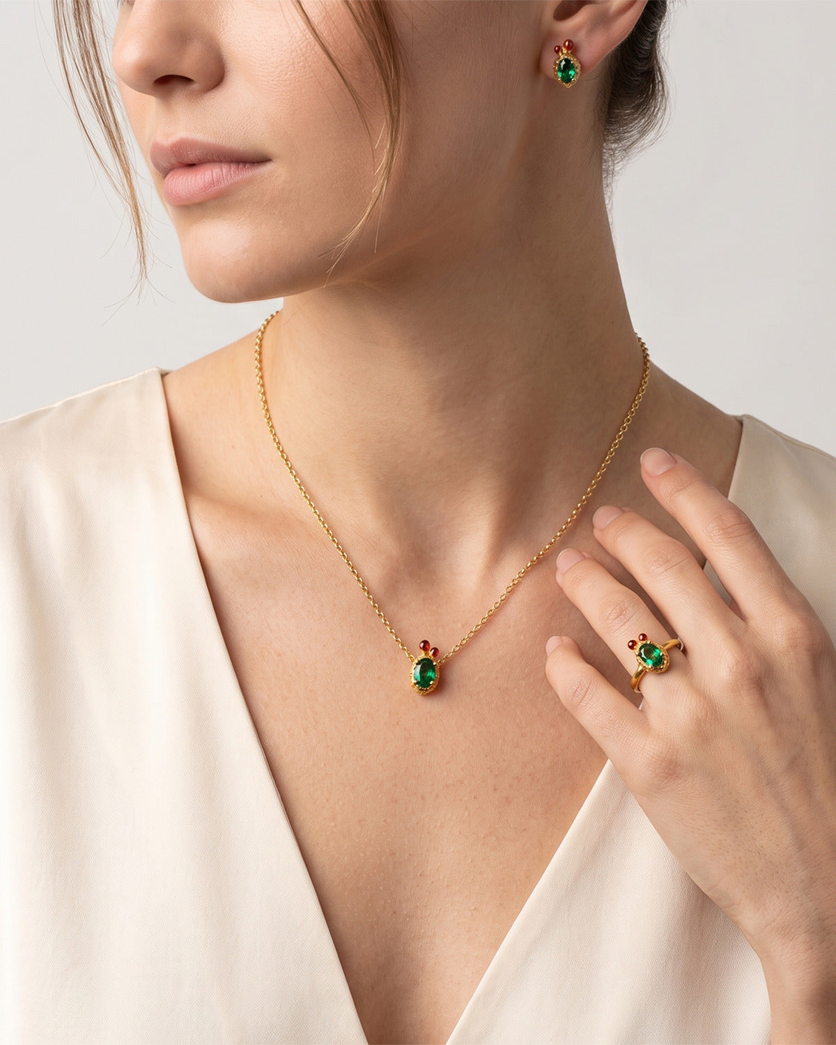 Collana Mini Pala di fico Gemma