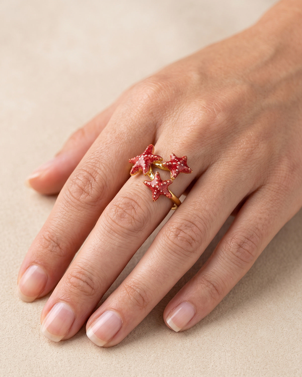 Ring Seesterne Mini