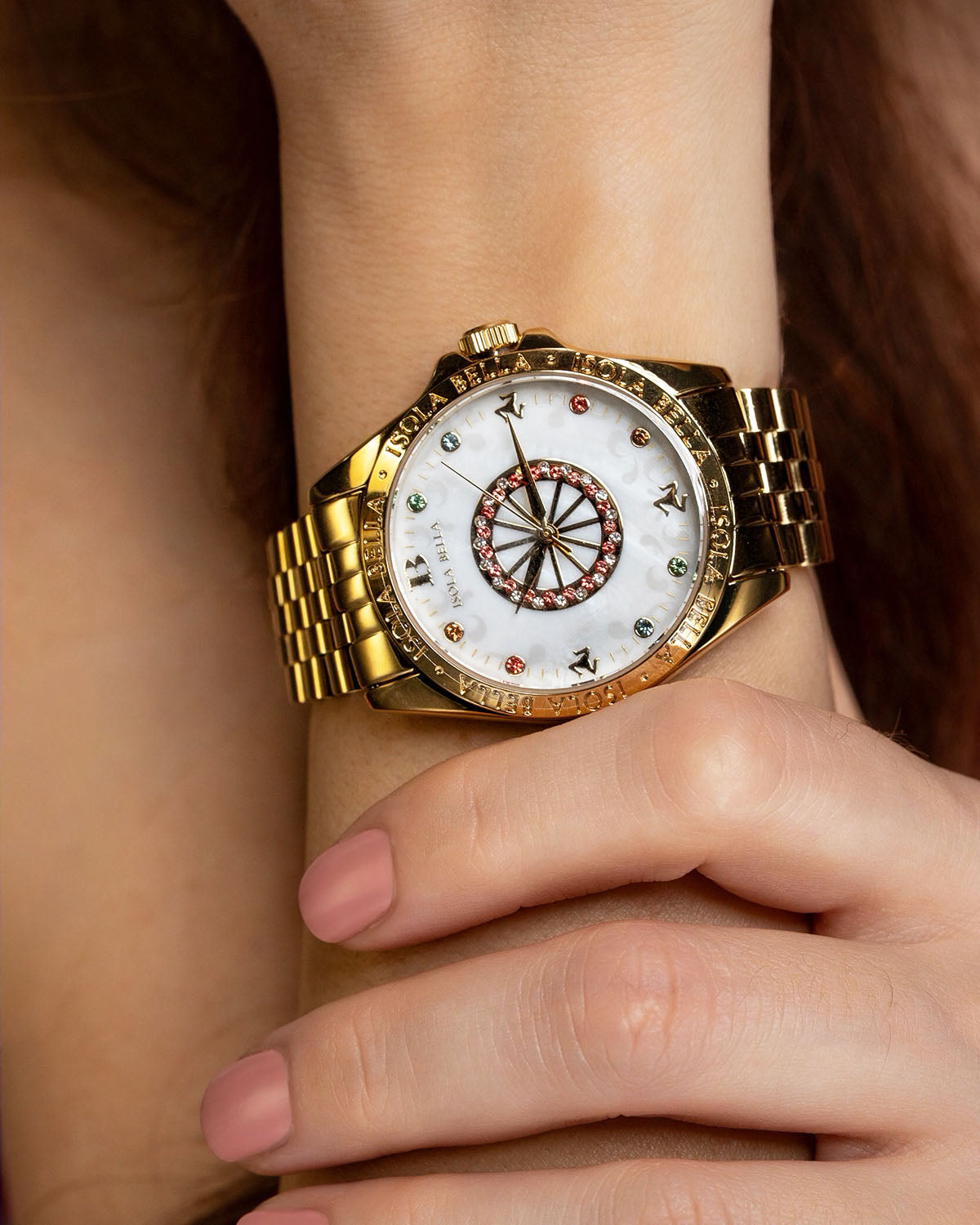 Gold Wheel Watch