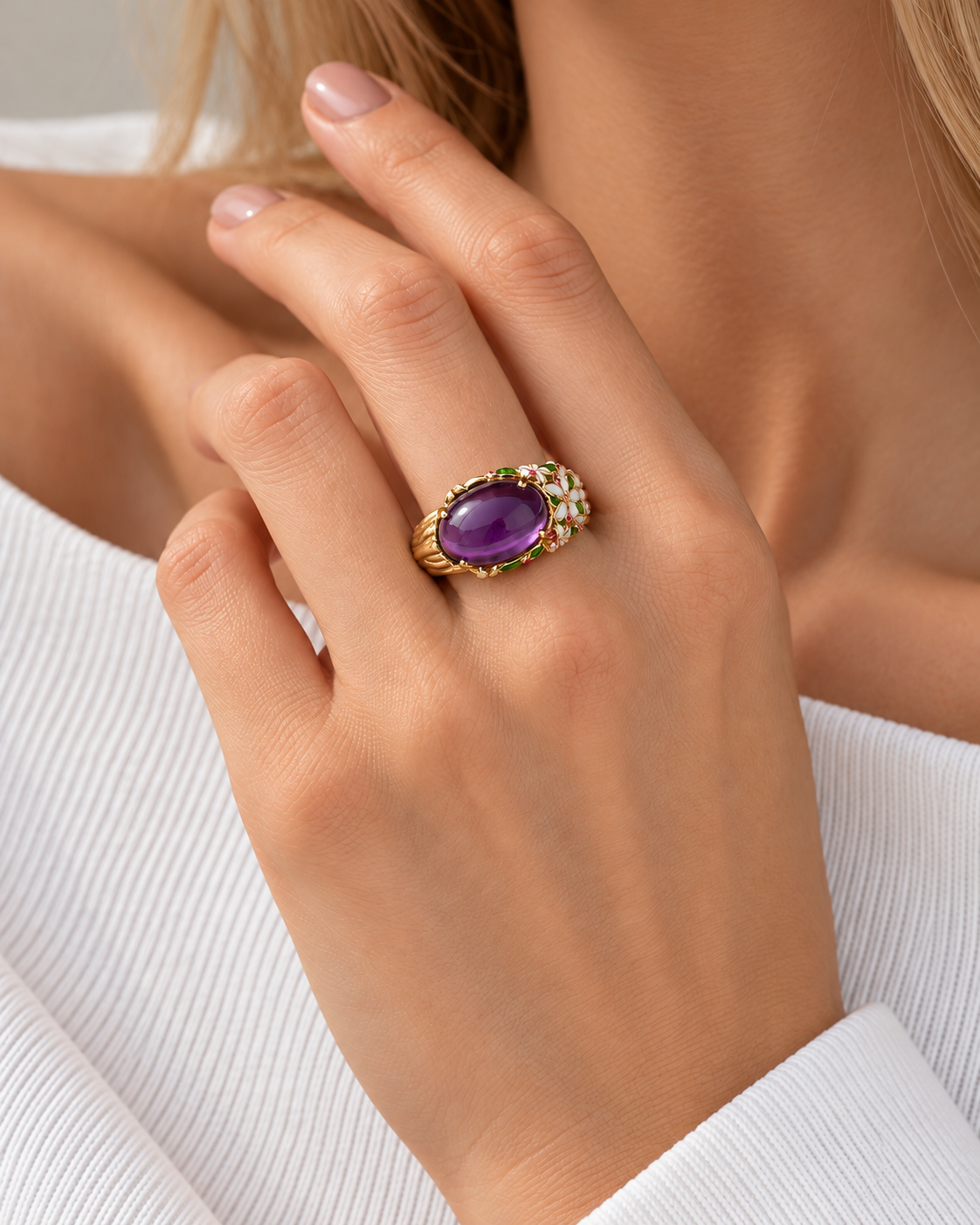 Anello Gelsomino Gemma